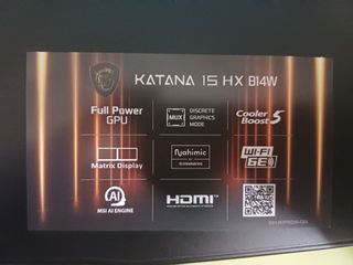 MSI Katana RTX 5060 - Core i9 14900HX nuevo