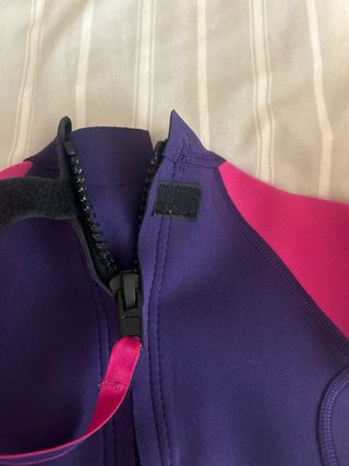 Traje neopreno niña OLAIAN morado/rosa