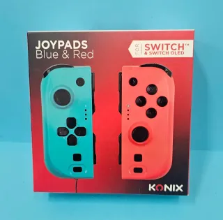 Joypad KONIX Blu & Rossi per Switch/OLED
