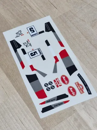 Scalextric Audi Quattro adhesivo
