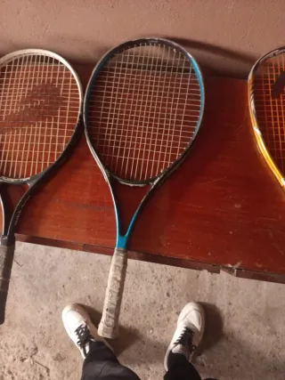 Raquetas de tenis Dunlop y Prince