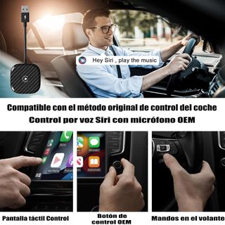 2024 Carplay inalámbrico iOS, Plug & Play Wireless