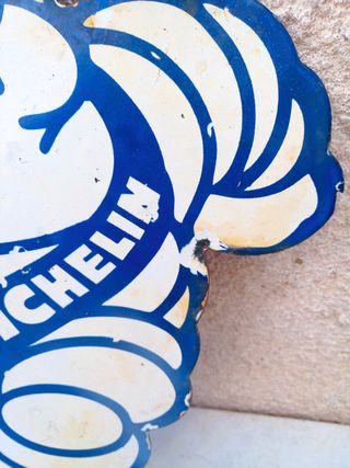 Placa esmaltada Michelin