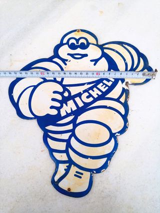 Placa esmaltada Michelin