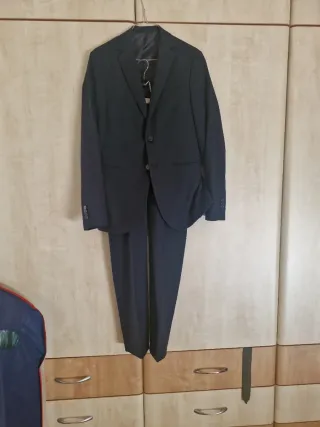 Traje chaqueta juvenil azul