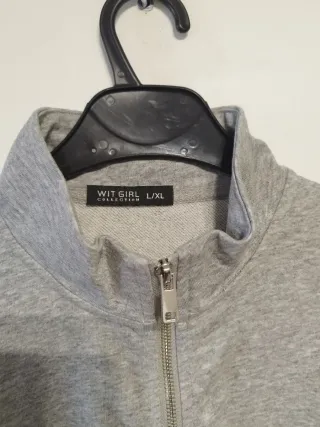 Chaqueta deportiva gris mujer Talla L/XL