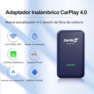 Carlinkit 4.0 CarPlay inalámbrico/Adaptador automá