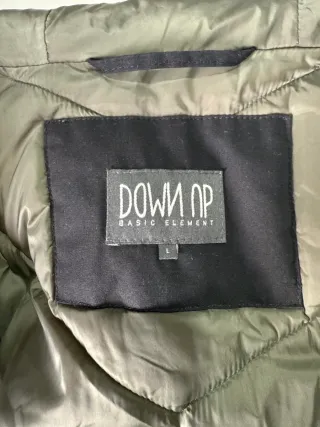 Giacca uomo nera lunga Down Up taglia L