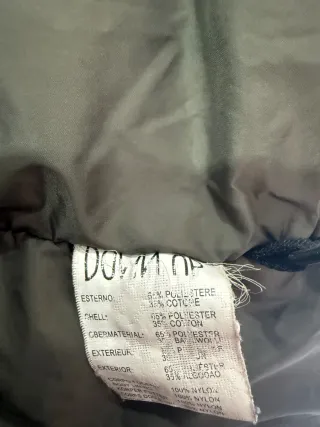 Giacca uomo nera lunga Down Up taglia L