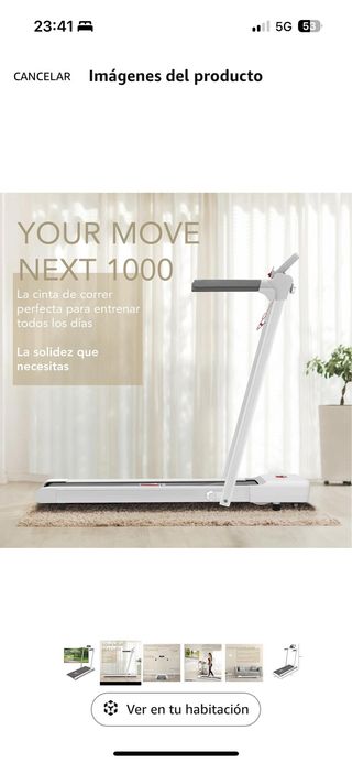 Cinta de andar compacta interactiva