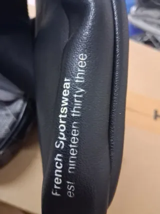 Lote 2 Bolsos Bandolera Lacoste Negro y Gris