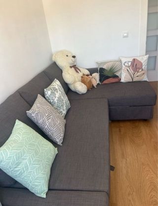 Sofá Cama Gris Ikea Friheten