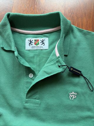 Polo Montepicaza verde hombre