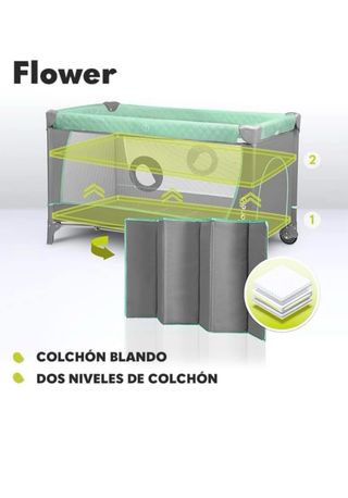 Cuna de viaje Lionelo + colchón