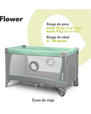 Cuna de viaje Lionelo + colchón