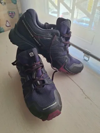 Zapatillas Salomon Mujer Morado/Gris