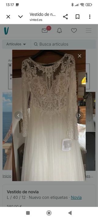 Vestido de Novia Nuevo con Etiquetas