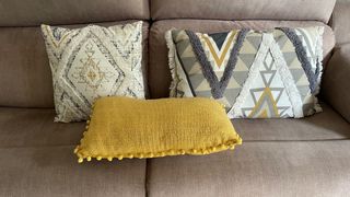 Lote 3 cojines decorativos tela