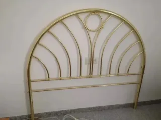Cabecero dorado metal 135cm