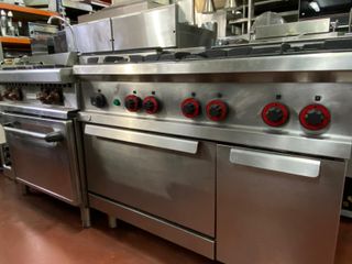 Cocina Industrial 6 Fuegos con Horno