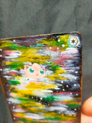 Carta Pokémon Jigglypuff pintada a mano