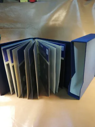 Álbum Monedas Euros Mapa Europa Banderas