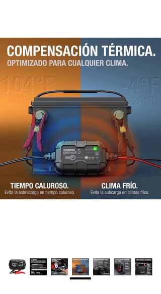 Cargador Batería Coche NOCO Genius 5- nuevo