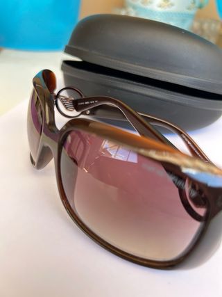 Occhiali da sole Emporio Armani marrone/viola
