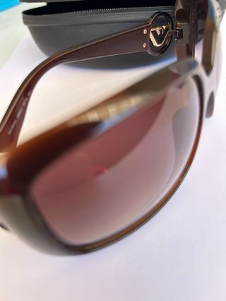 Occhiali da sole Emporio Armani marrone/viola