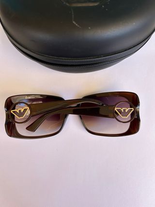 Occhiali da sole Emporio Armani marrone/viola