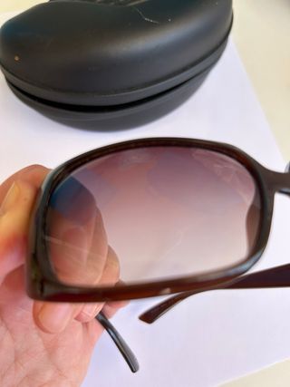 Occhiali da sole Emporio Armani marrone/viola