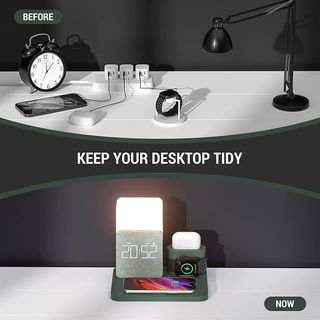 - - - - - - Cargador Inalámbrico,COLSUR 6 en 1 E