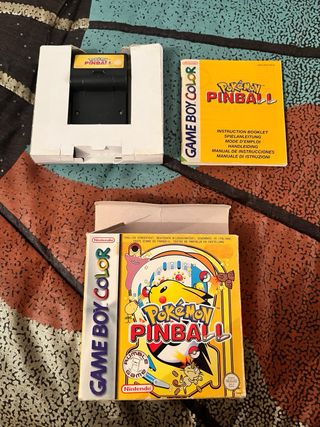 Pokemon Pinball Game Boy Color con caja y manual