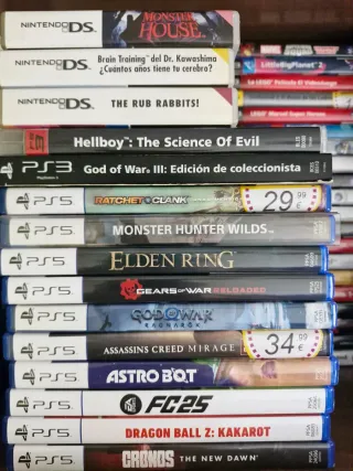 Juegos PS2, PS3, PS4, PS5, PSP