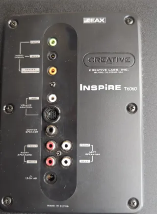 Home Cinema 5.1 Creative T 6060-Estado Impecable !