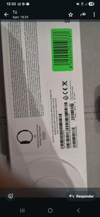 Apple Watch SE 44mm Rose Gold/Gris Espacial