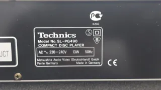 Reproductor CD Technics SL-PG490