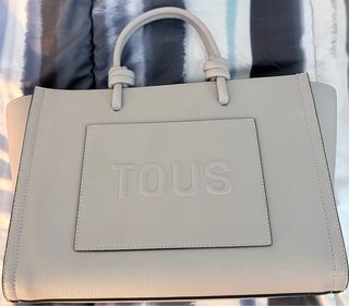 Bolso shopper Tous mediano gris nuevo