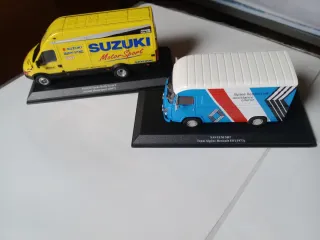 Maquetas camiones asistencia rally 1:43