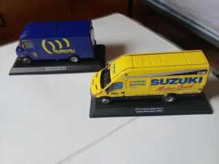 Maquetas camiones asistencia rally 1:43