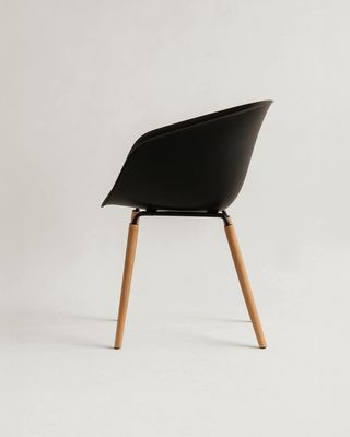 NUEVO Sillón de Comedor Casco, Negro