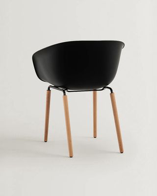 NUEVO Sillón de Comedor Casco, Negro