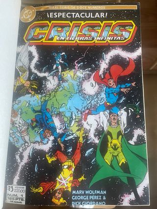 CRISIS EN TIERRAS INFINITAS TOMO 1 AL 4