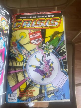 CRISIS EN TIERRAS INFINITAS TOMO 1 AL 4