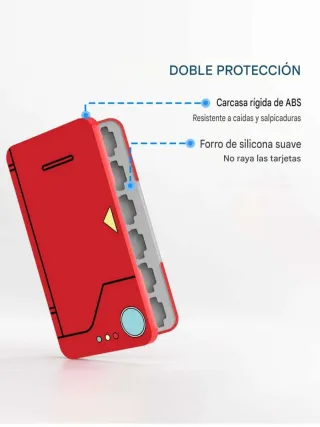 (NUEVO) Estuche para 24 juegos switch