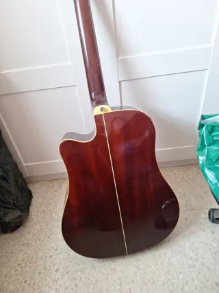 Funda para guitarra Ashton y guitarra poco usada