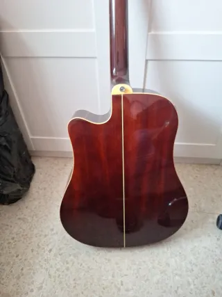 Funda para guitarra Ashton y guitarra poco usada