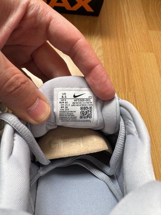 Zapatos Nike Air Max plateados