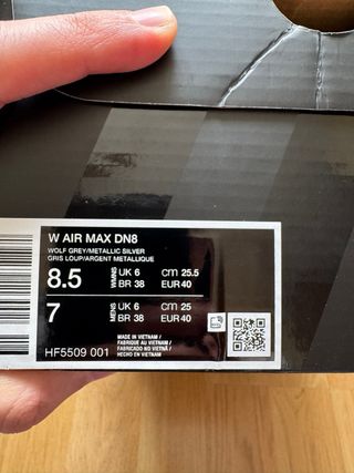 Zapatos Nike Air Max plateados