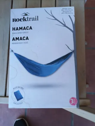 Hamaca Rocktrail Azul con funda
